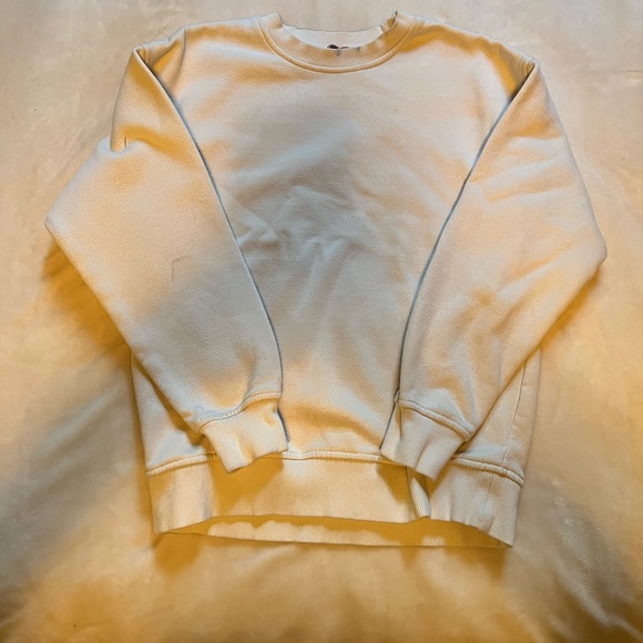 Cream crew neck. Small - Picture 2 of 2